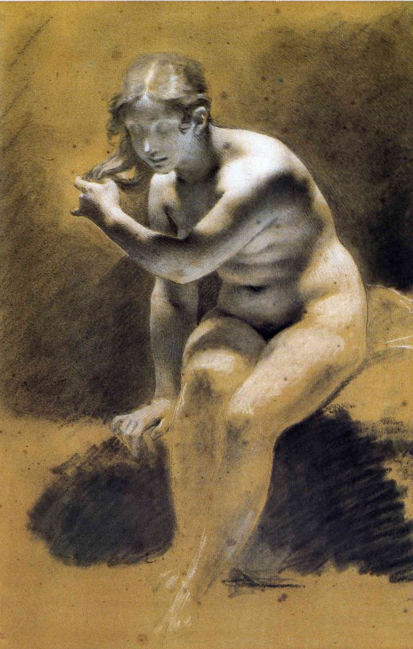 Bathing Venus by Pierre Paul Prudhon